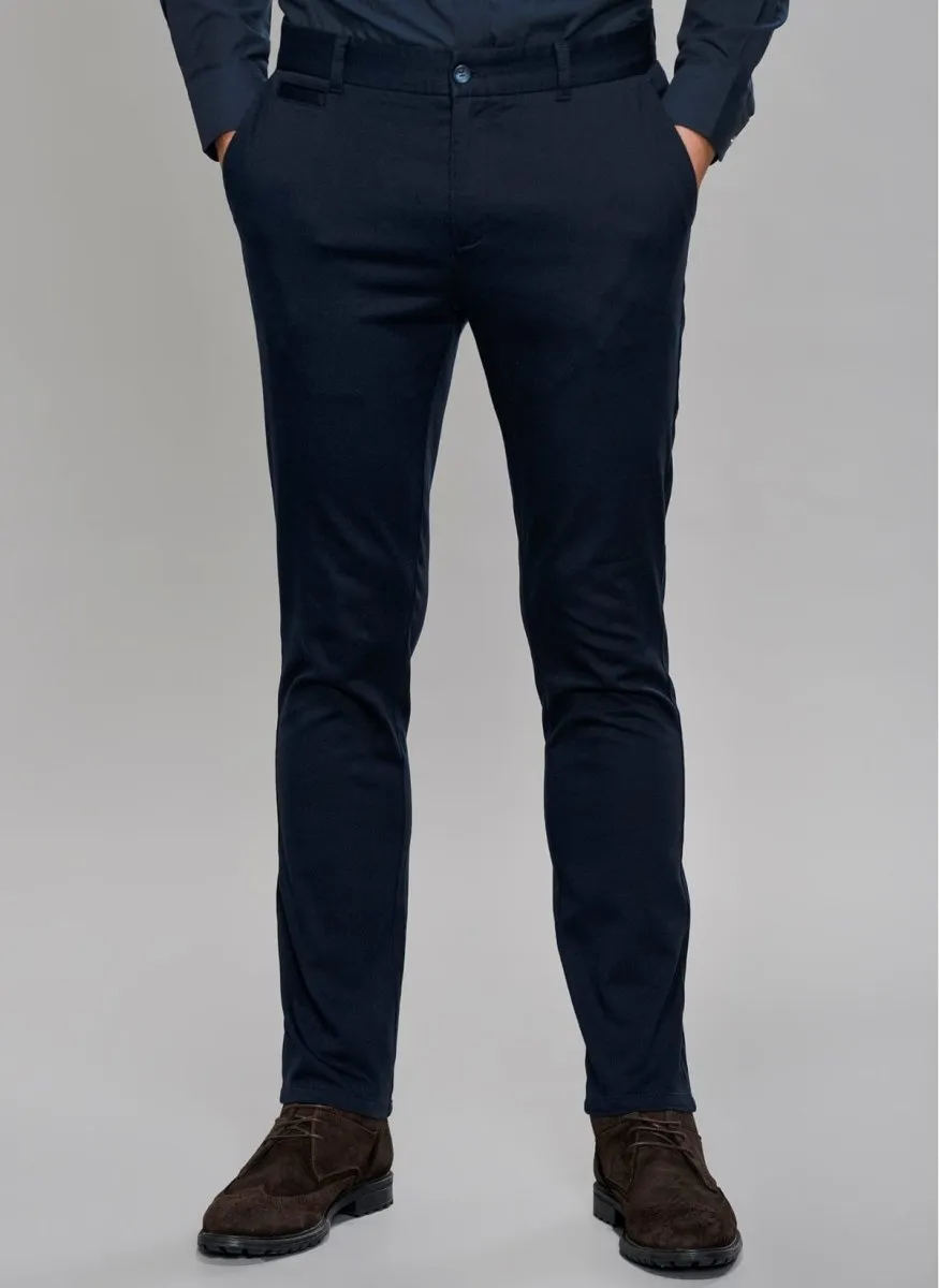 Slim Fit Chino Pants in Navy