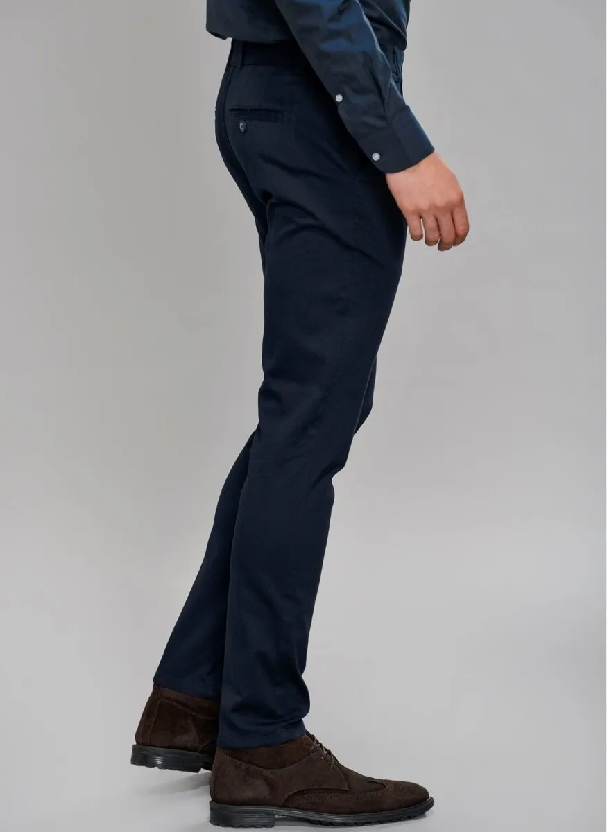 Slim Fit Chino Pants in Navy