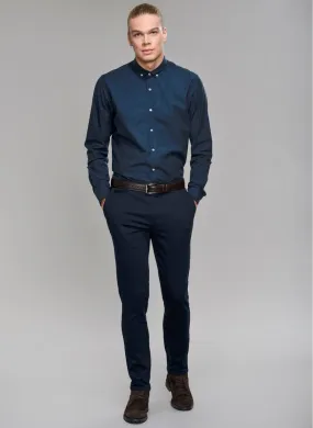 Slim Fit Chino Pants in Navy