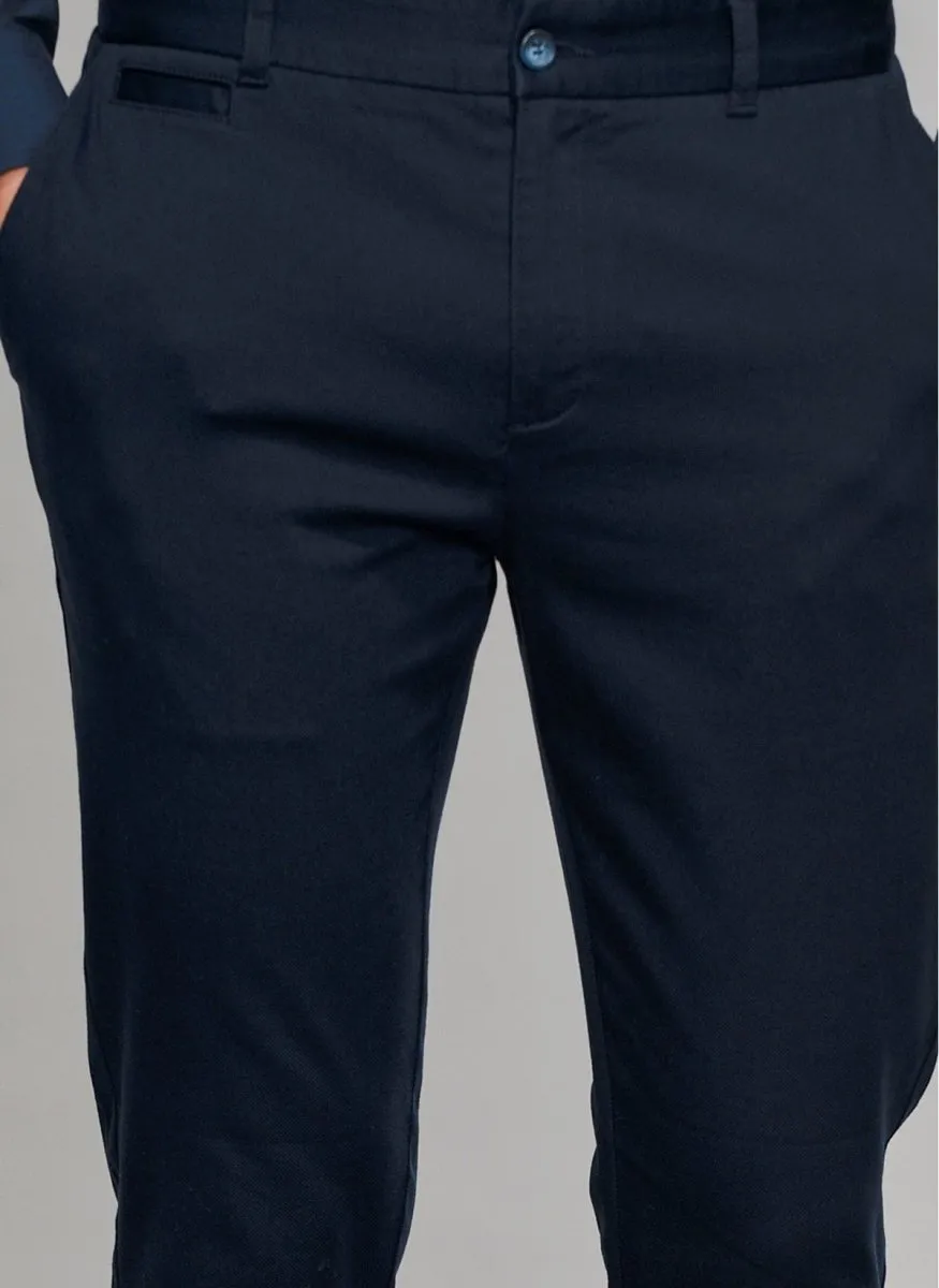 Slim Fit Chino Pants in Navy