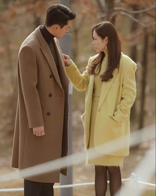 Son Ye-jin CLOY Yellow Long Coat