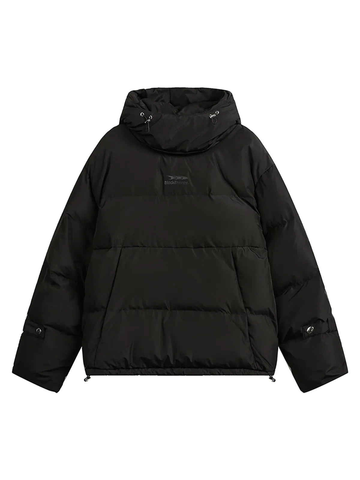 Stand Collar Hooded Puffer Jacket