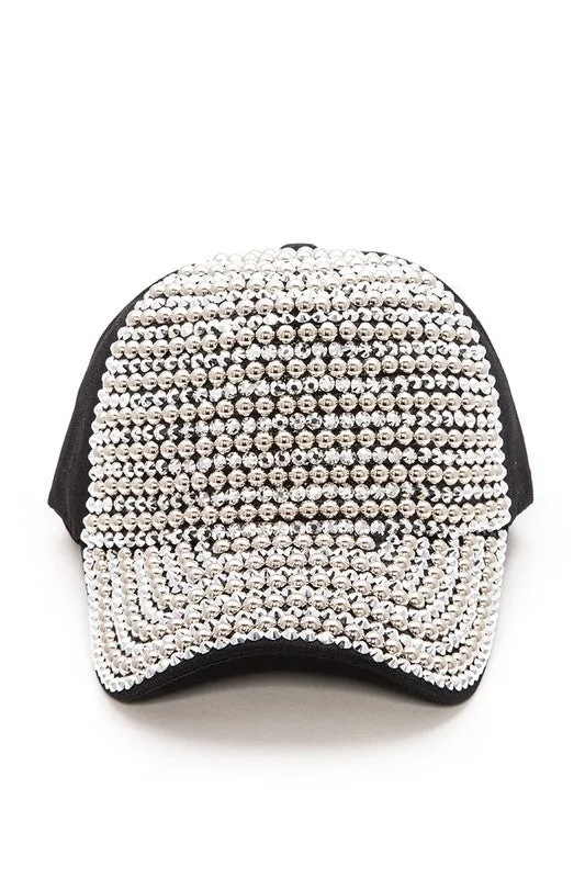 TEEK - Rhinestone Studded Fashion Cap