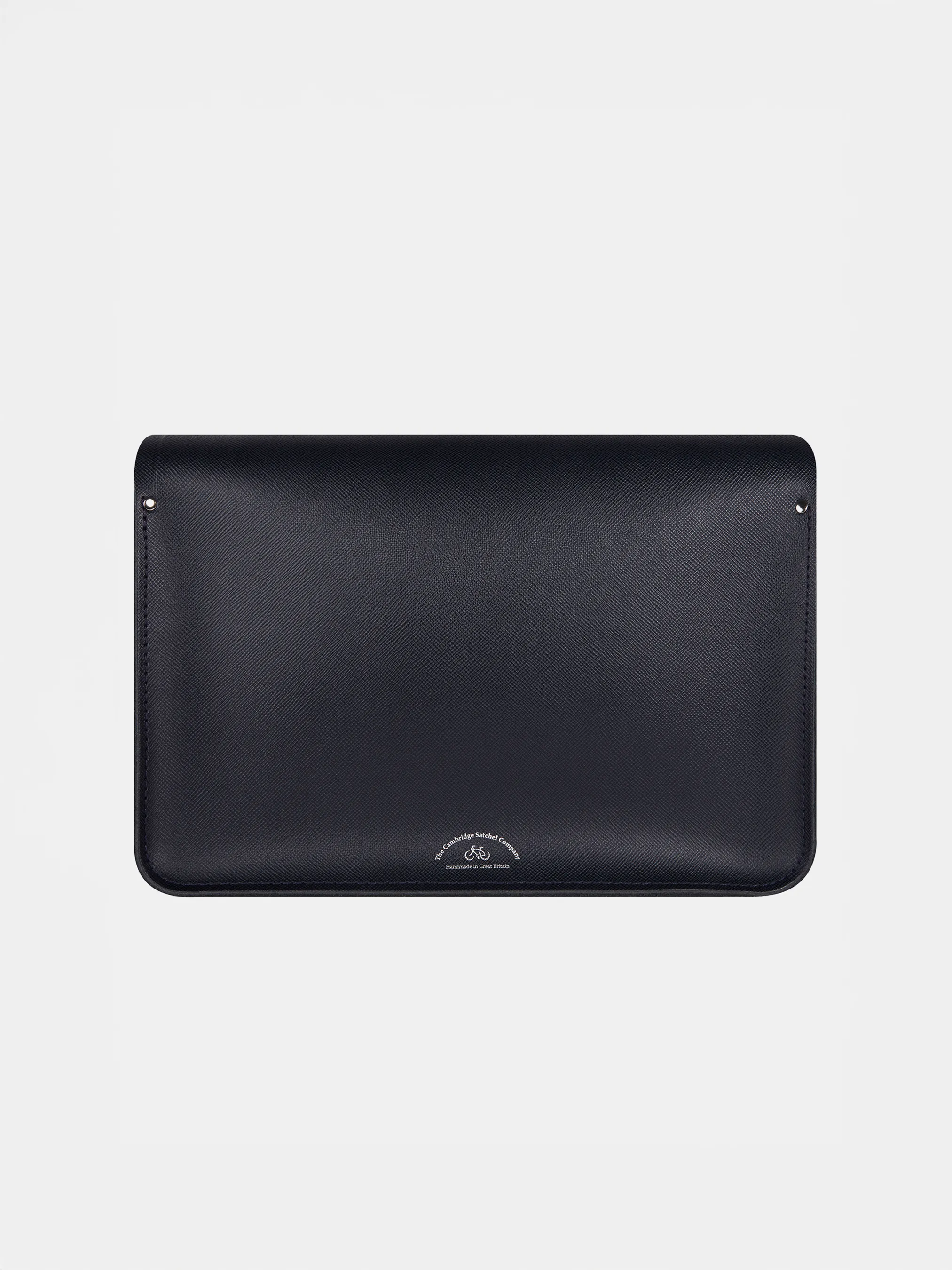 The 15 Inch Satchel - Navy Saffiano