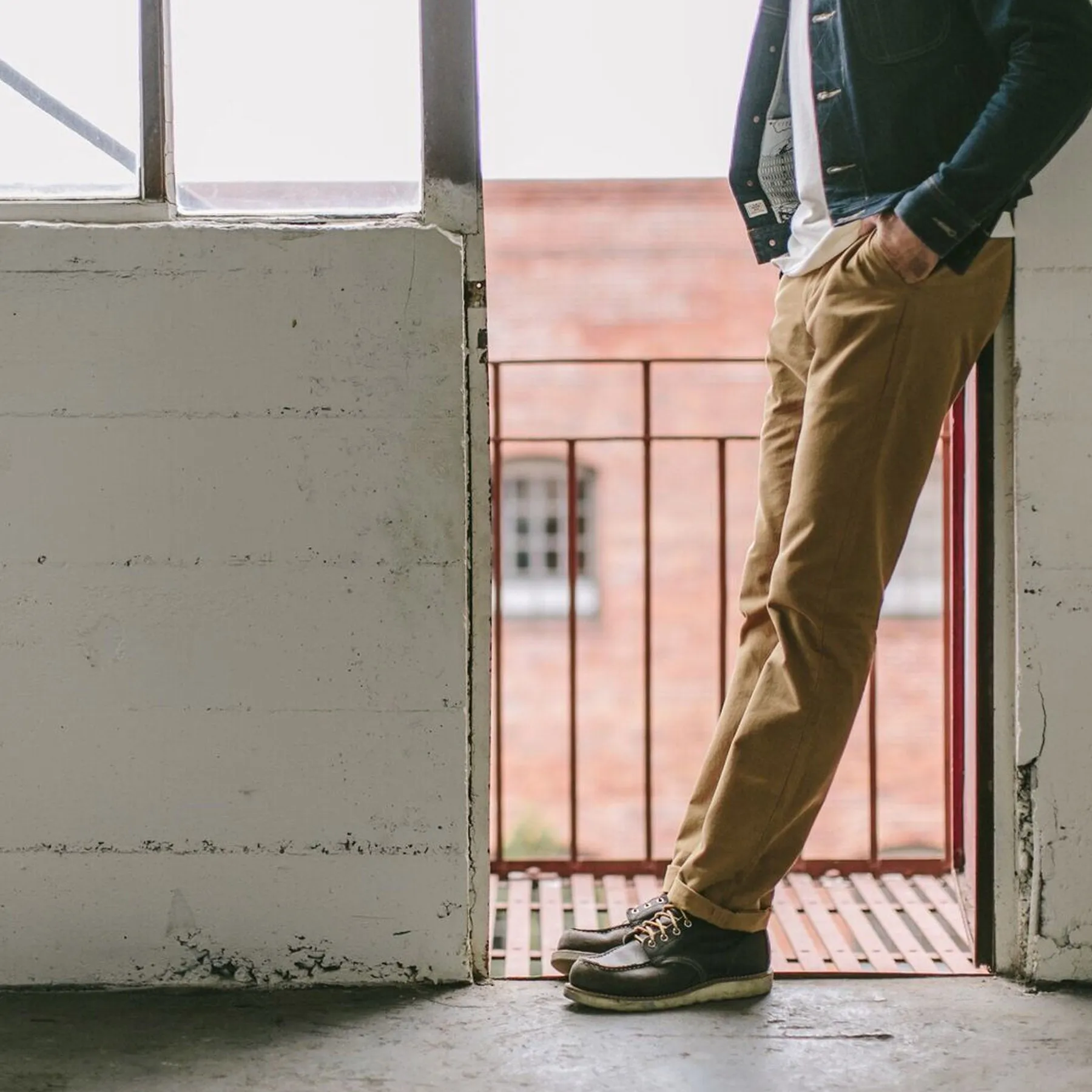 The Slim Chino in British Khaki