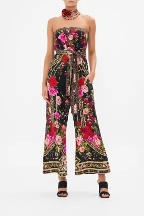 TIE WAIST STRAPLESS JUMPSUIT RESERVATION FOR LOVE