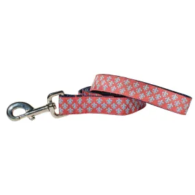 Étouffée Orange Mini Fleur de Lis Dog Leash