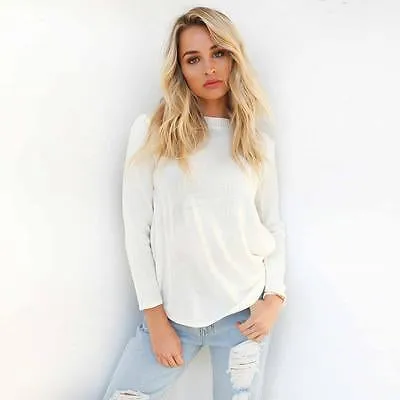 twirl cutout back sweater top