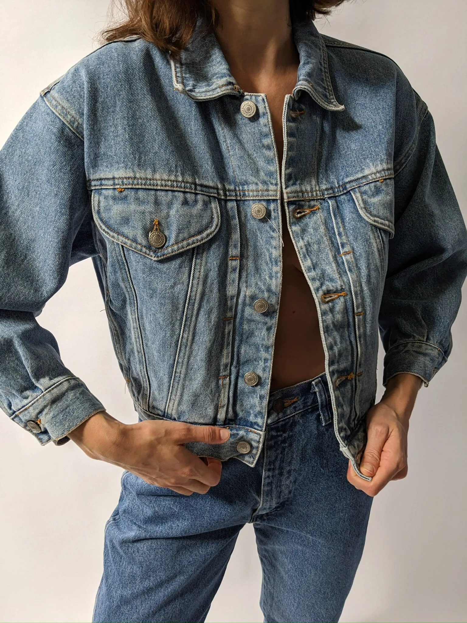 Vintage Jordache Faded Denim Jacket