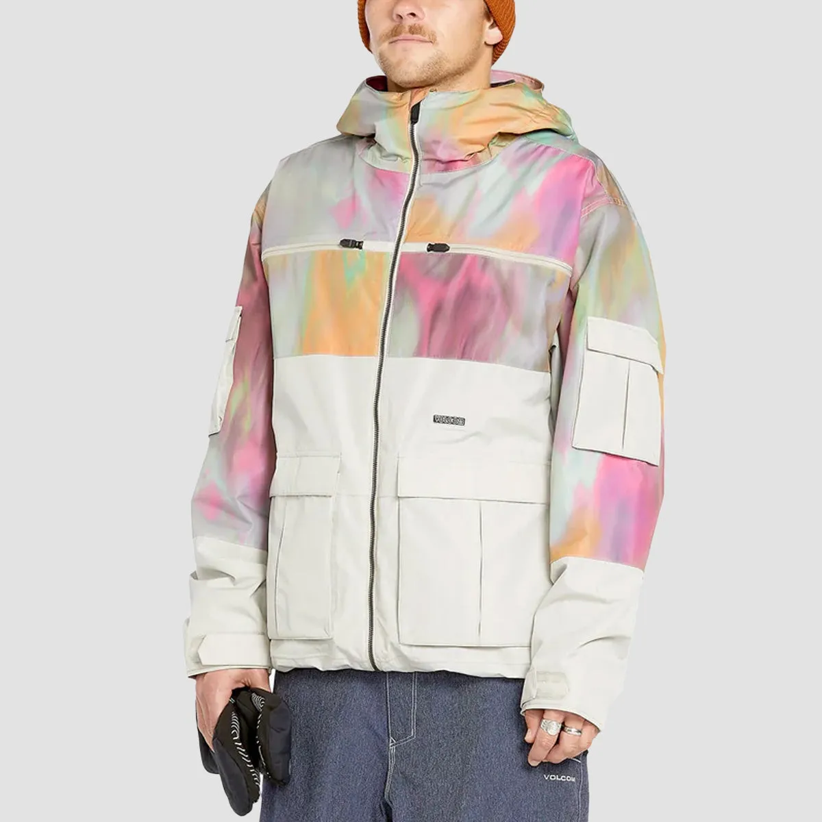 Volcom Nightbreaker 20K Snow Jacket Grey