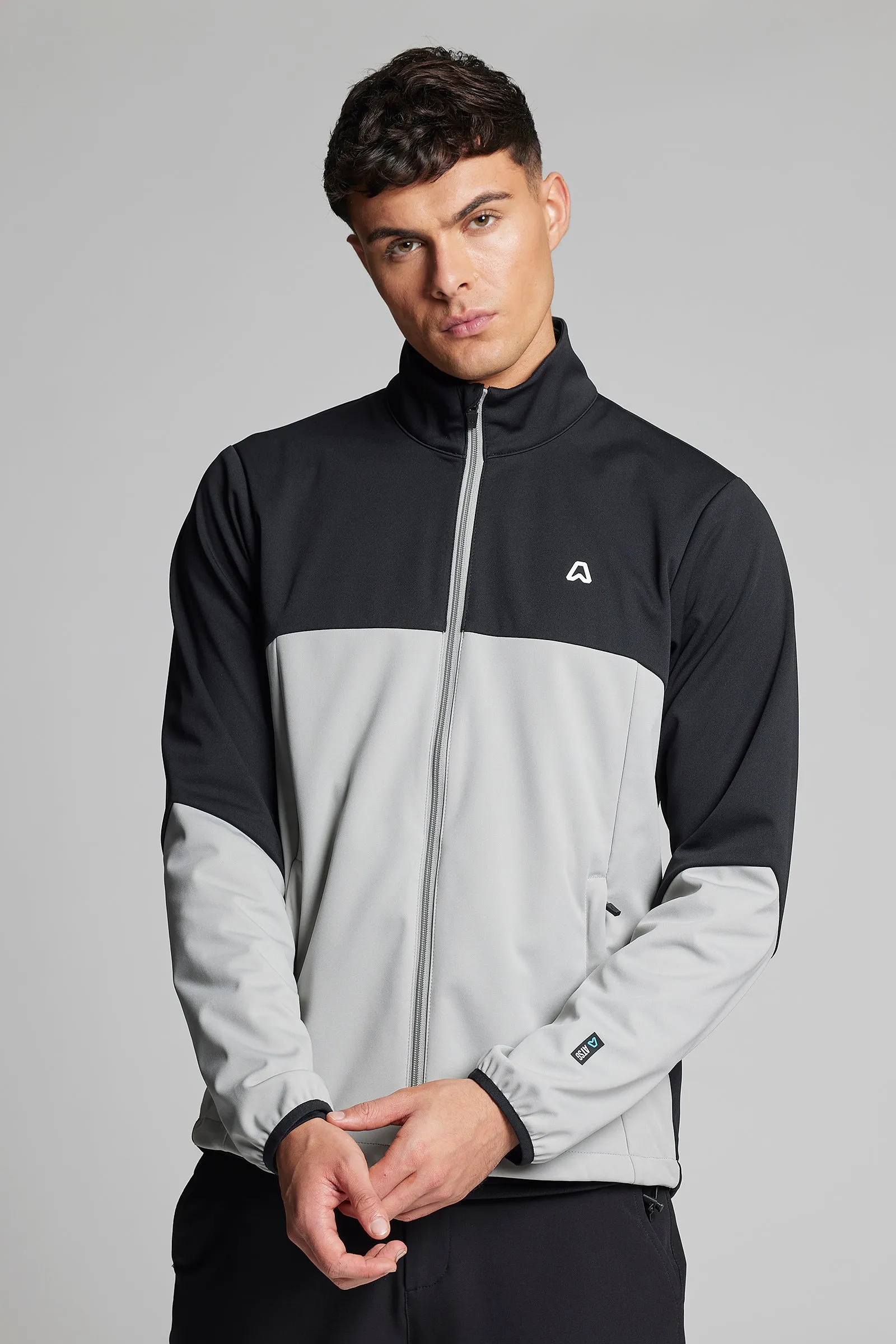 Water Repellent Windbreaker - Putter Black / Driver Grey