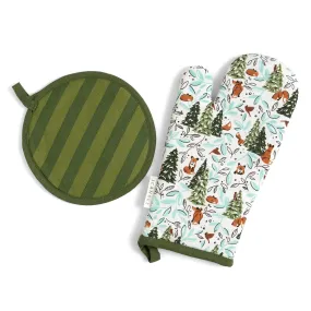 Winter Fox Pot Holder Set by 1Canoe2