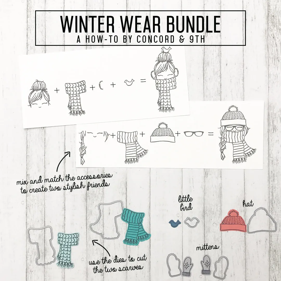 Winter Wear Stamp Set