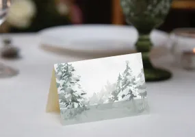 Winter Wonderland Place Cards