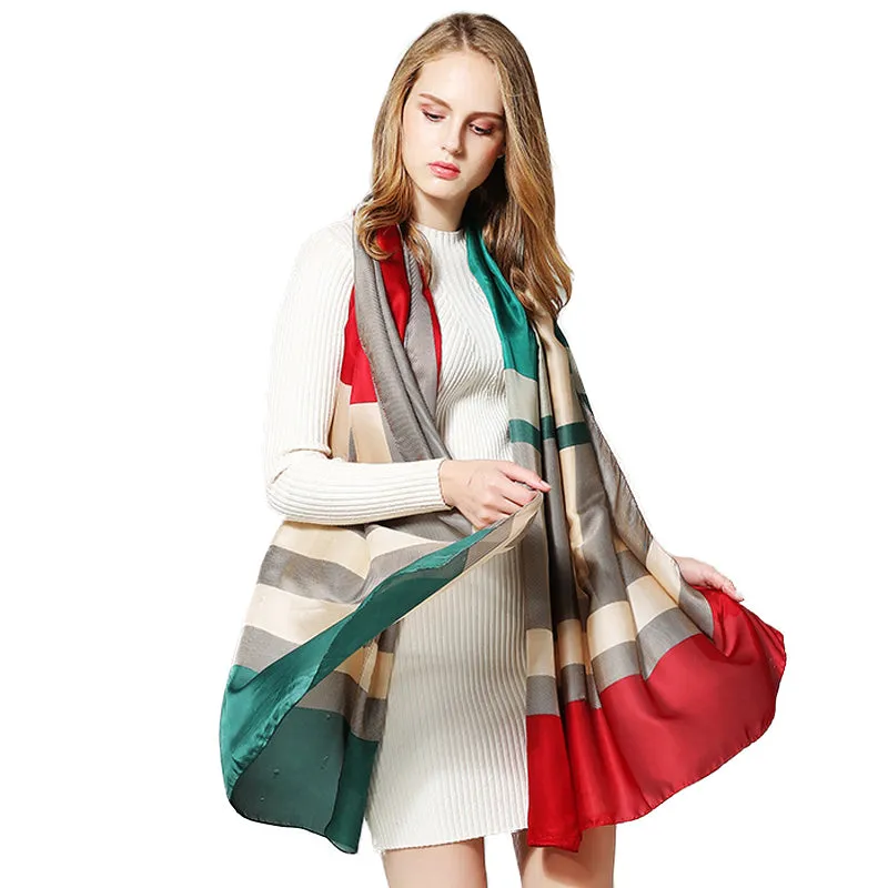 Women Print Shawls And Wraps Poncho Scarves