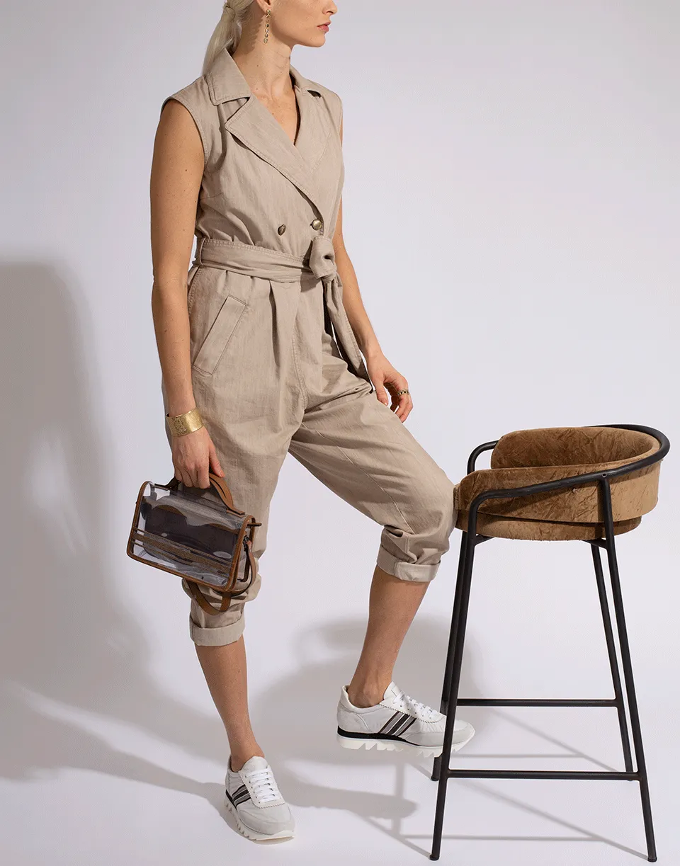 Wrap Belt Jumpsuit