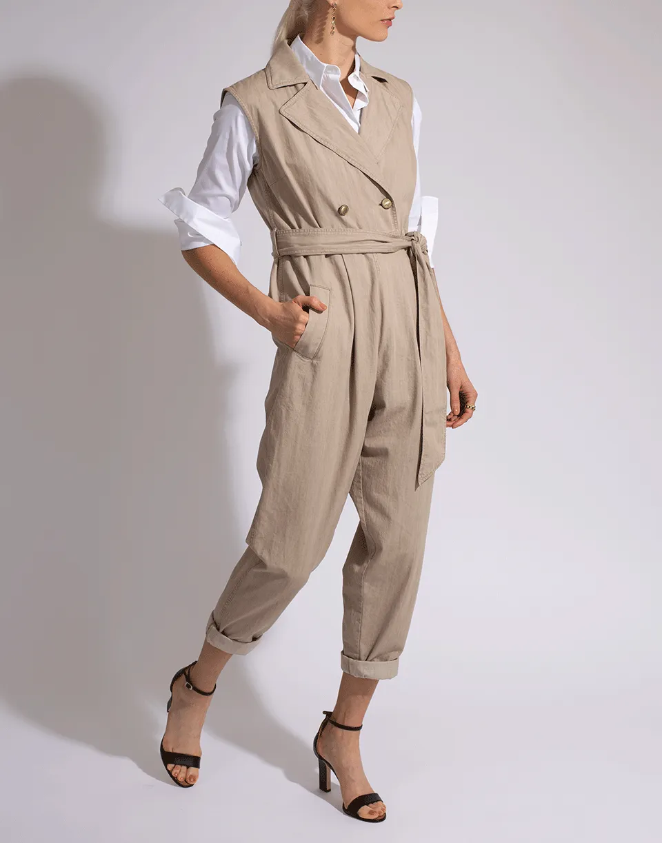 Wrap Belt Jumpsuit