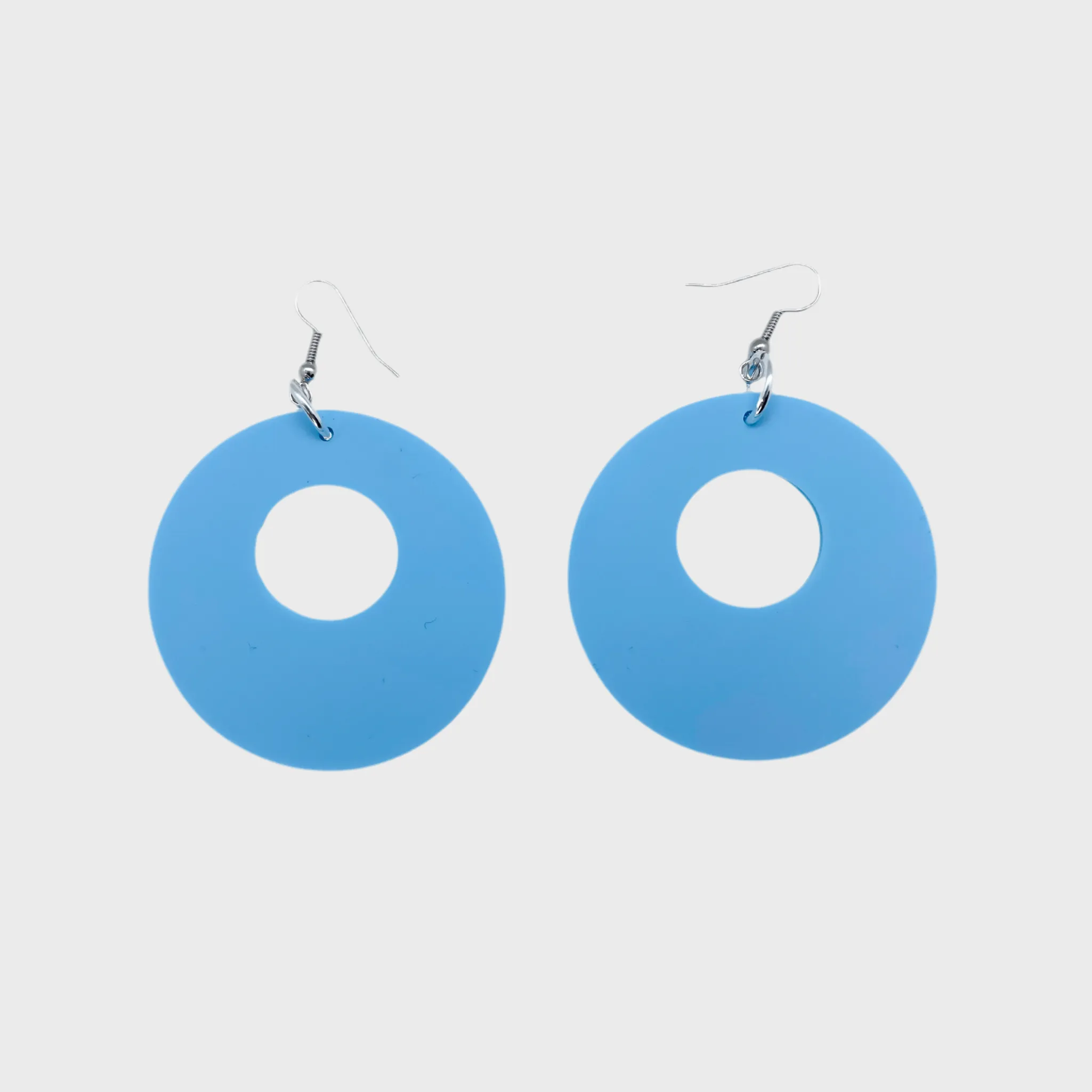 Z CIRCLE EARRING BLUE